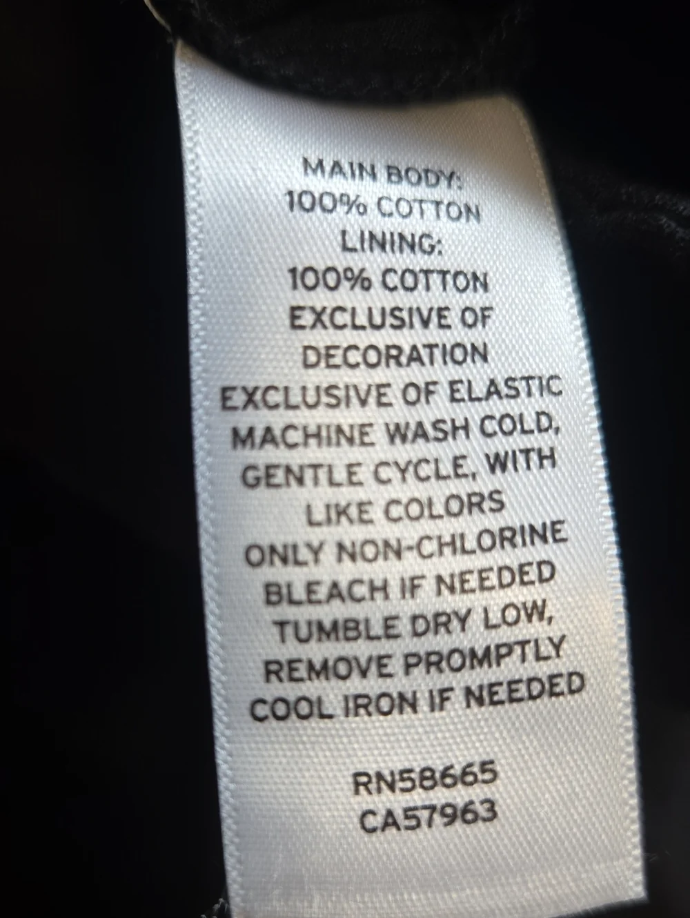 Treasure & Bond Embroidered Hem Cotton Midi Skirt Black A-Line Casual Sze M NWOT